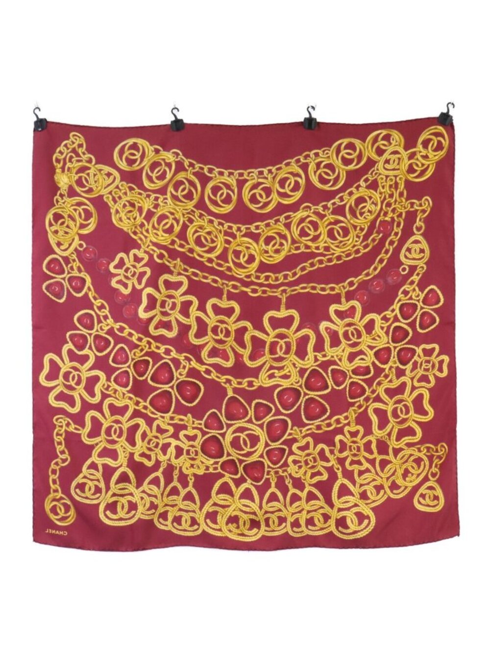 Chanel Chain Pattern Scarf - Picture 2 of 5